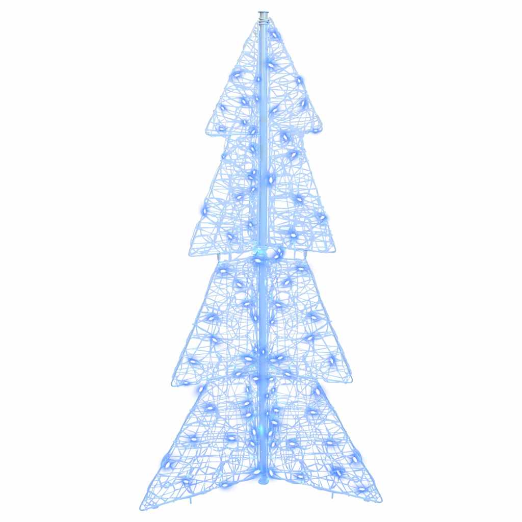 Weihnachtsbaum 100 LEDs Blau 120 cm Acryl