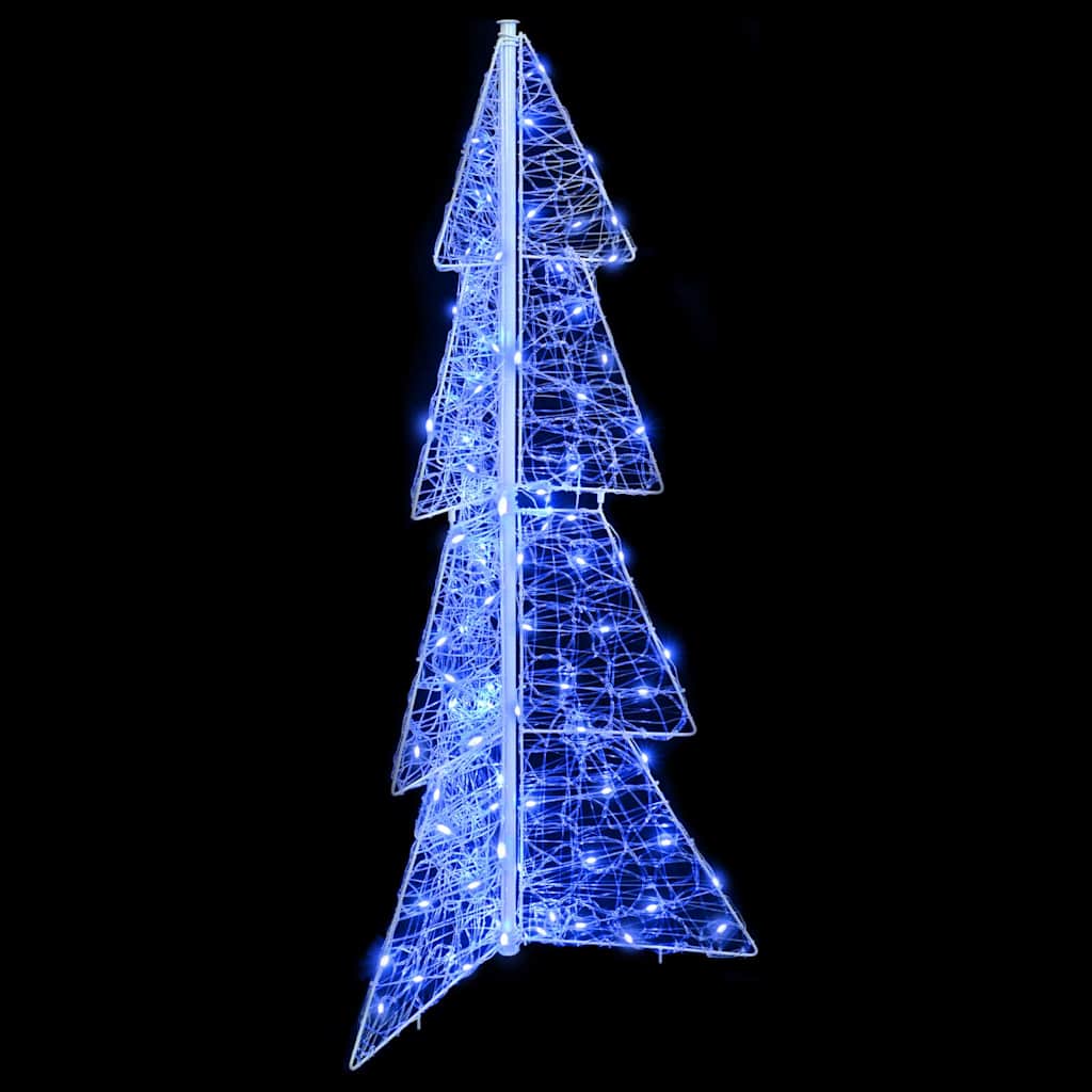 Weihnachtsbaum 100 LEDs Blau 120 cm Acryl