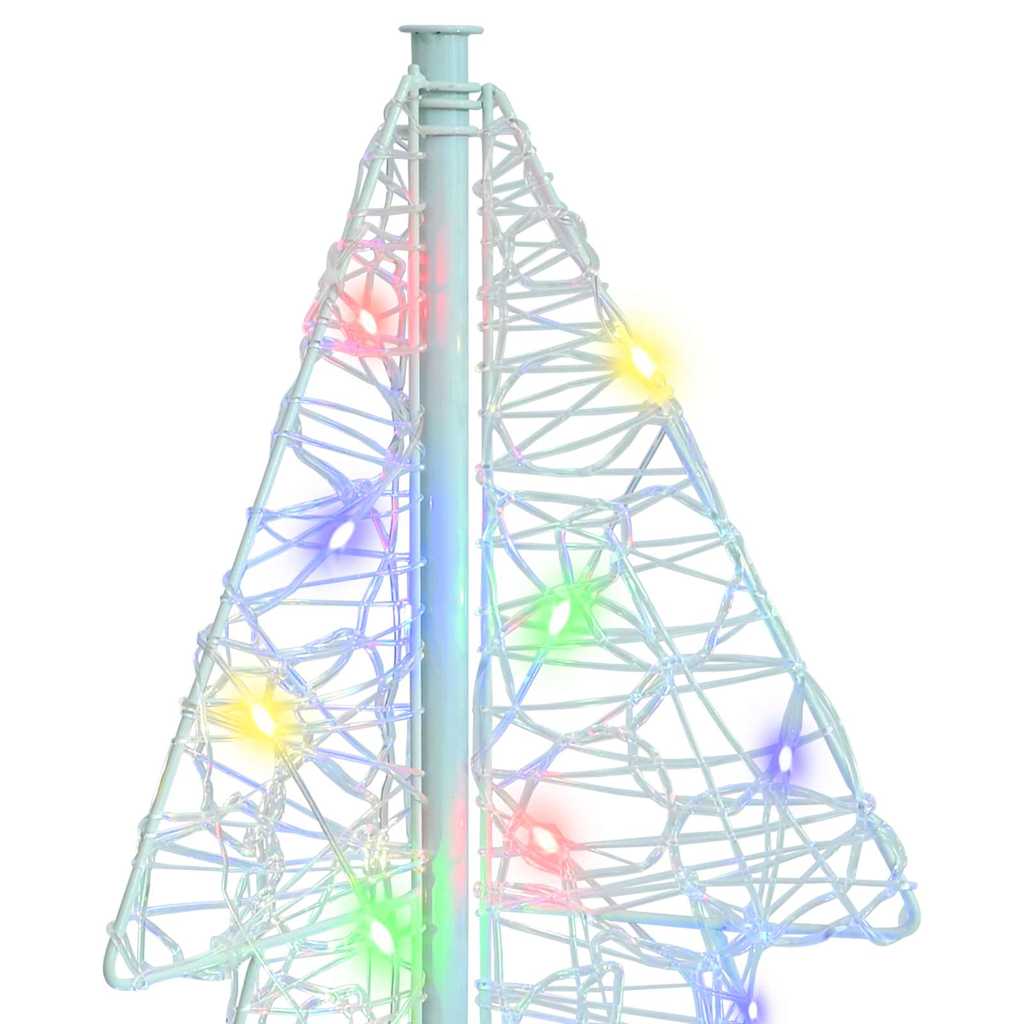 Weihnachtsbaum 100 LEDs Mehrfarbig 120 cm Acryl