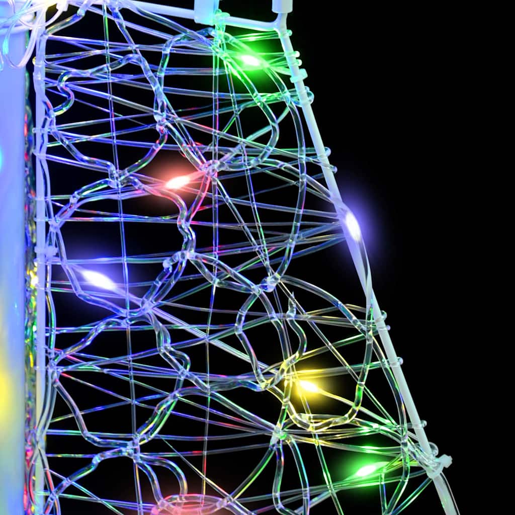 Weihnachtsbaum 100 LEDs Mehrfarbig 120 cm Acryl