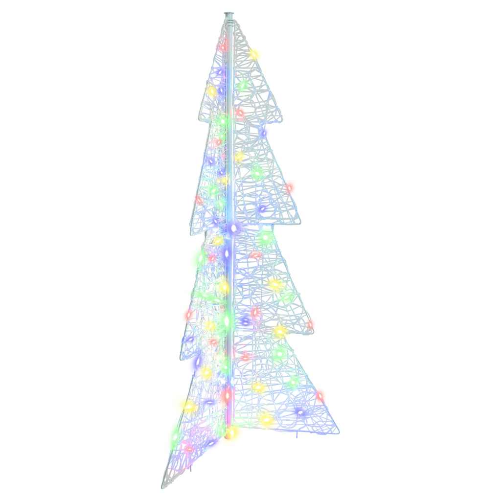 Weihnachtsbaum 100 LEDs Mehrfarbig 120 cm Acryl