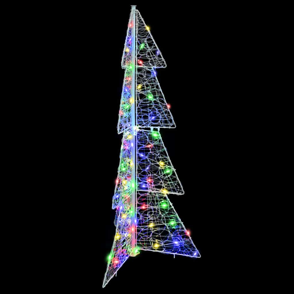 Weihnachtsbaum 100 LEDs Mehrfarbig 120 cm Acryl