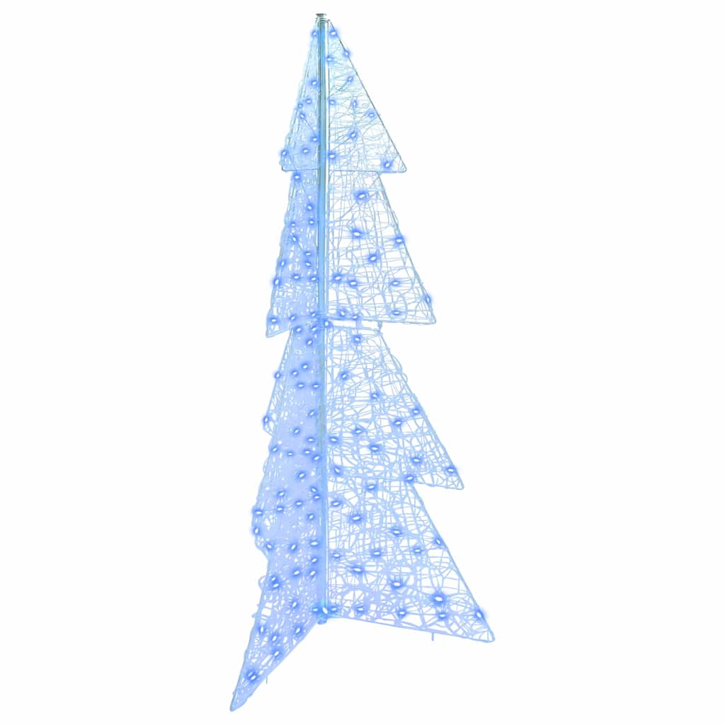 Weihnachtsbaum 160 LEDs Blau 150 cm Acryl