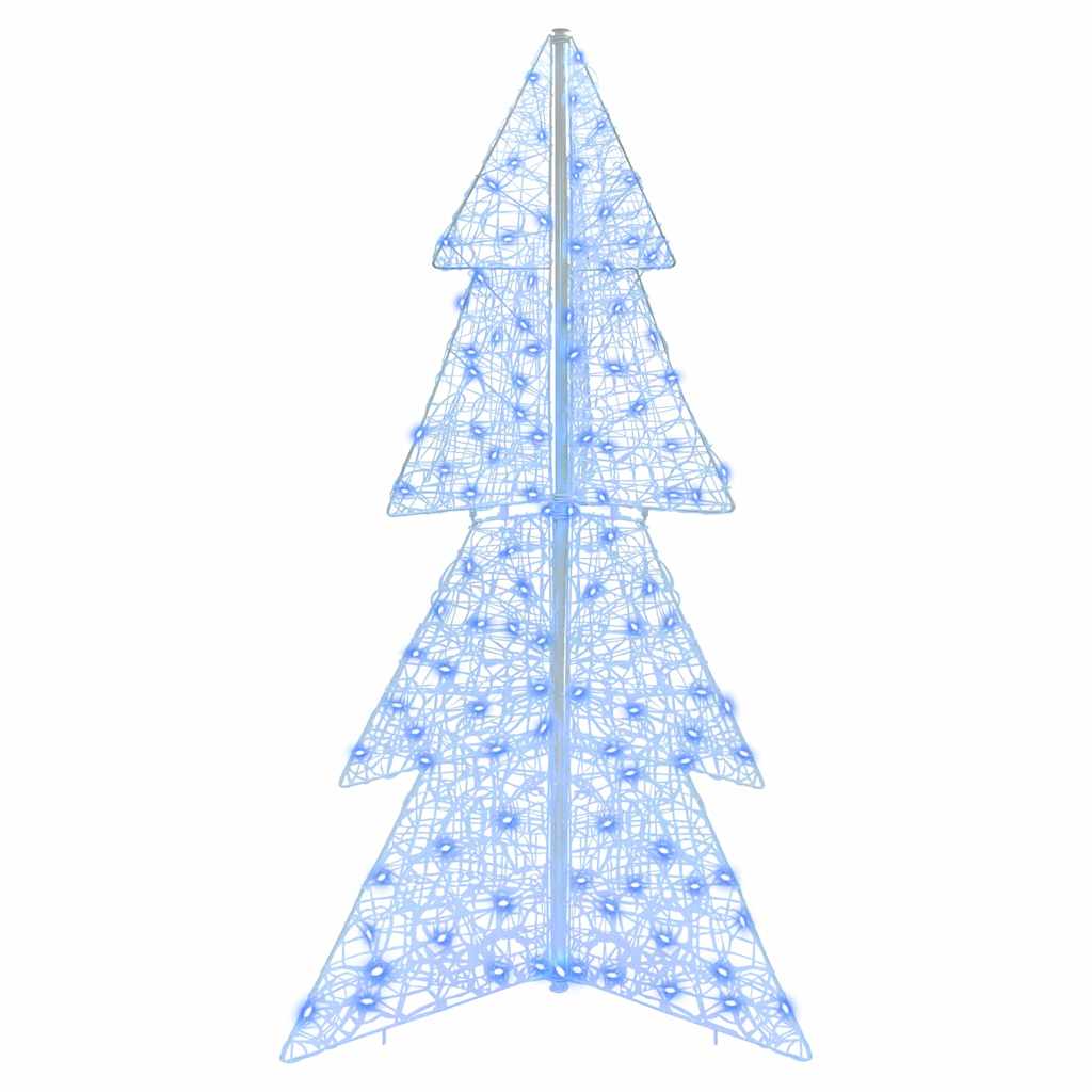 Weihnachtsbaum 160 LEDs Blau 150 cm Acryl