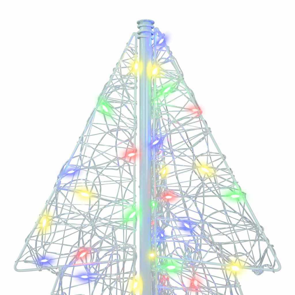 Weihnachtsbaum 160 LEDs Mehrfarbig 150 cm Acryl