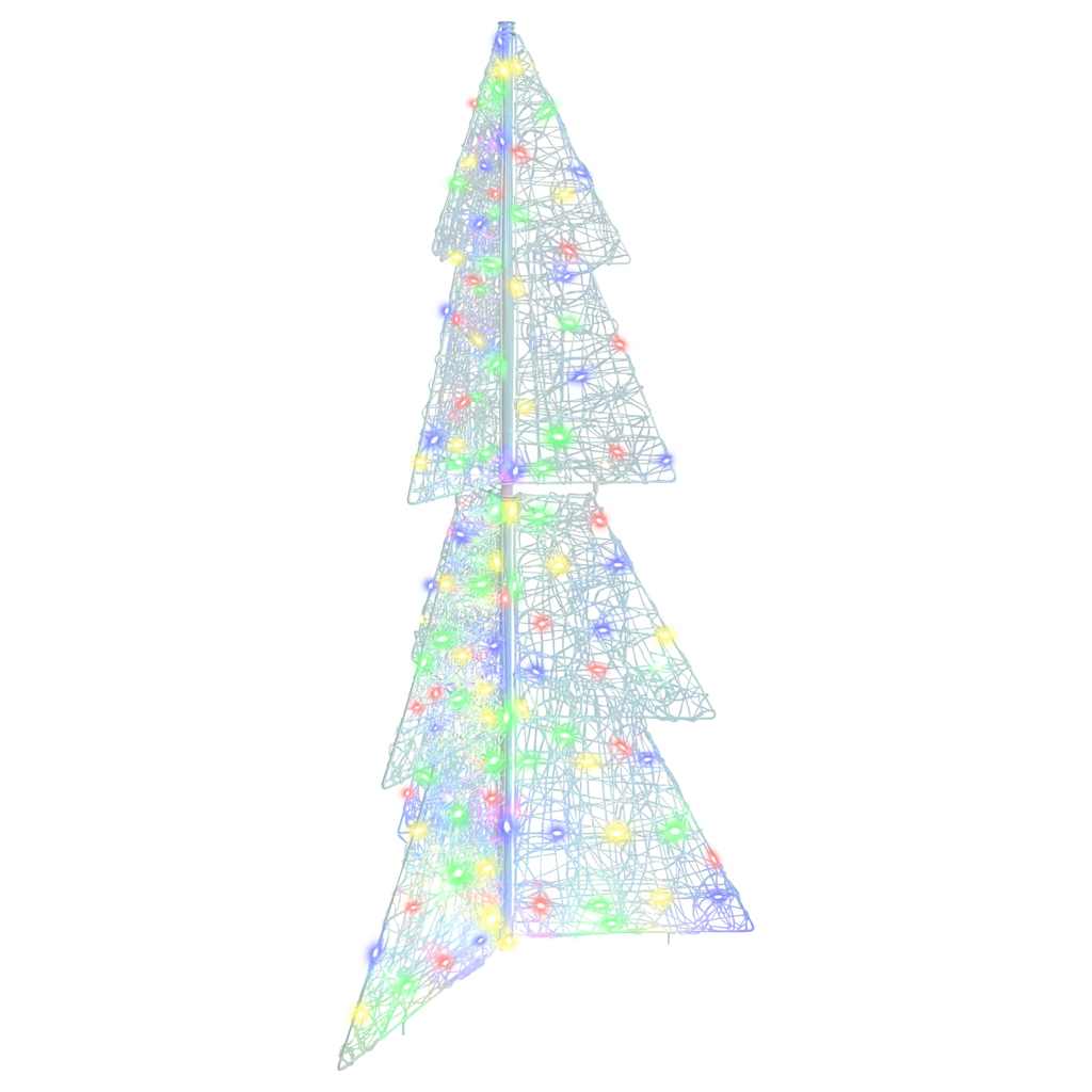 Weihnachtsbaum 160 LEDs Mehrfarbig 150 cm Acryl