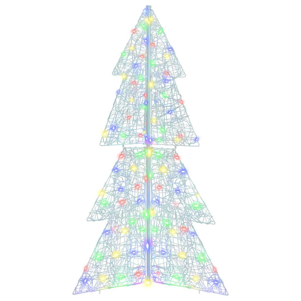 Weihnachtsbaum 160 LEDs Mehrfarbig 150 cm Acryl
