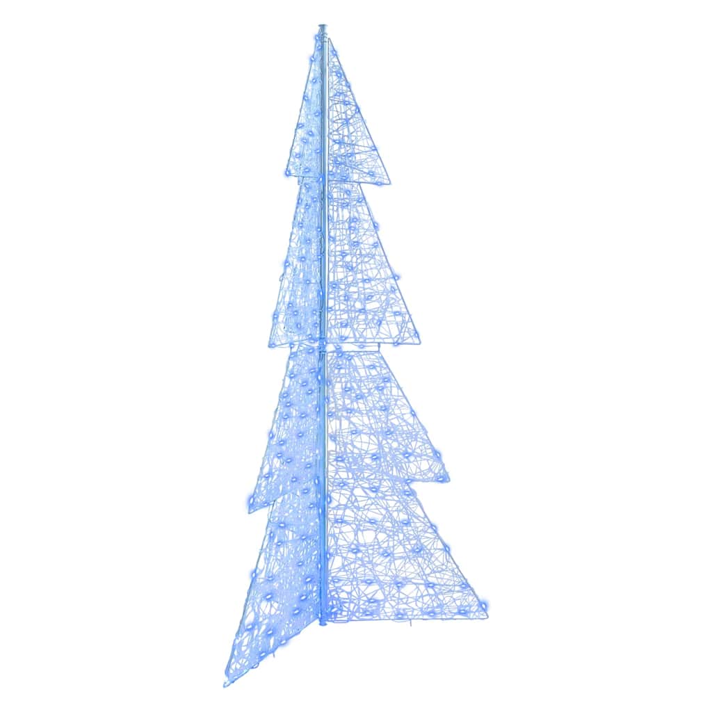 Weihnachtsbaum 240 LEDs Blau 180 cm Acryl
