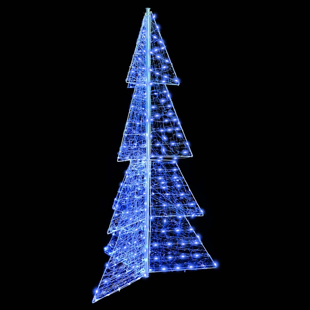 Weihnachtsbaum 240 LEDs Blau 180 cm Acryl