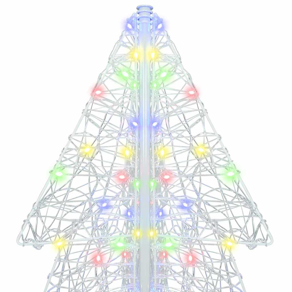 Weihnachtsbaum 240 LEDs Mehrfarbig 180 cm Acryl