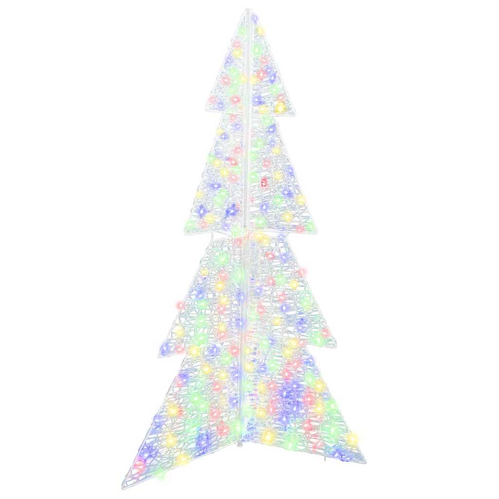 Weihnachtsbaum 240 LEDs Mehrfarbig 180 cm Acryl