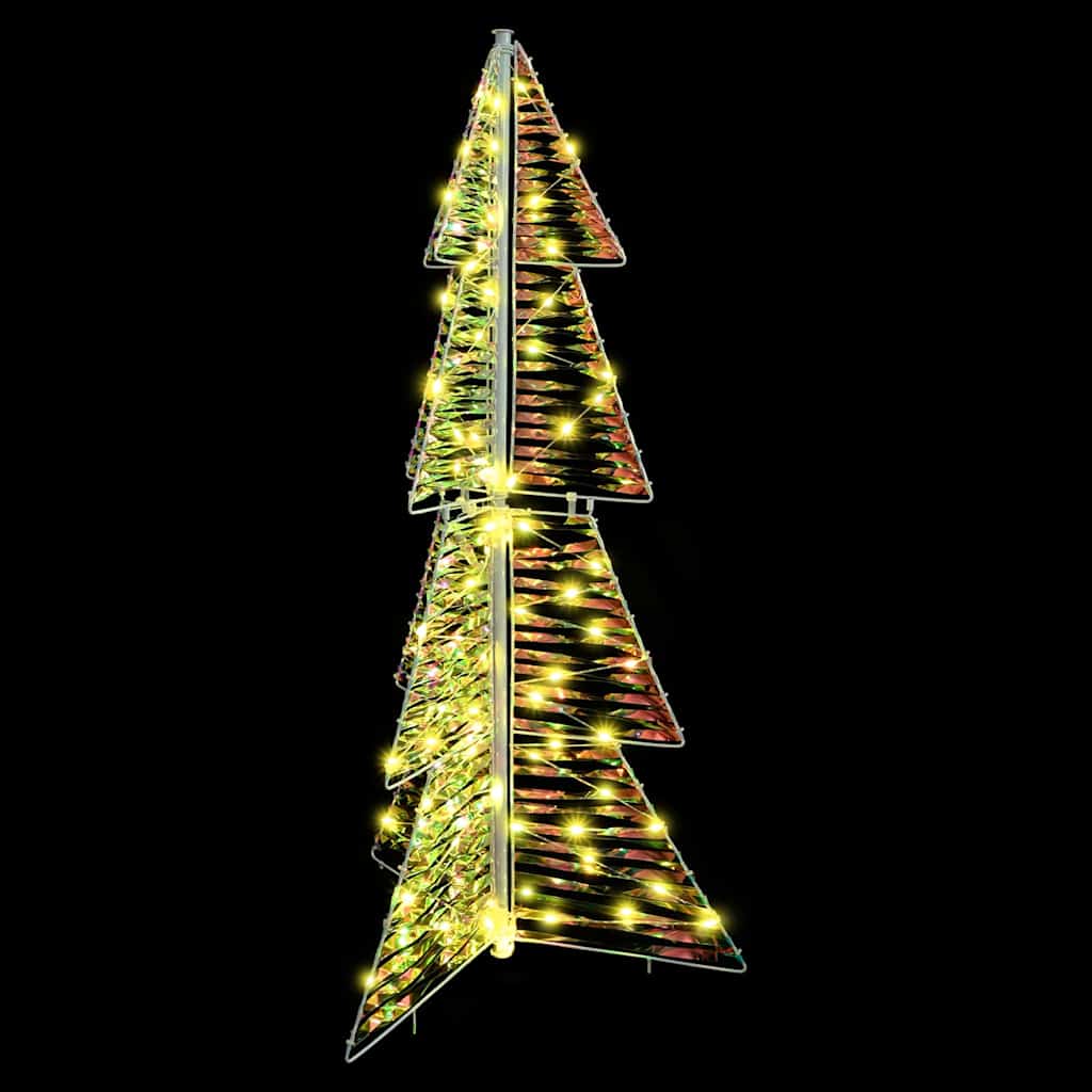 Weihnachtsbaum 100 LEDs Warmes Weiß 120 cm PET