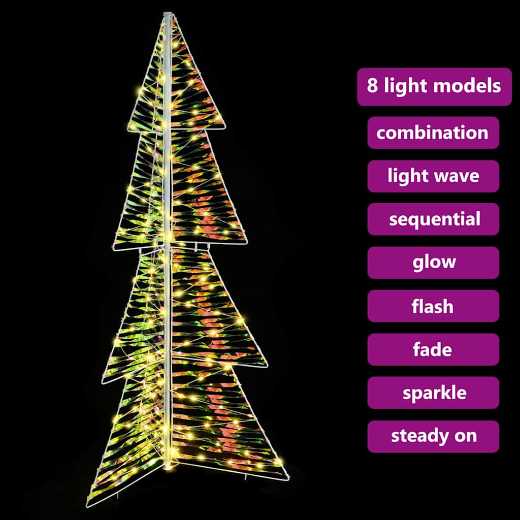 Weihnachtsbaum 160 LEDs Warmes Weiß 150 cm PET