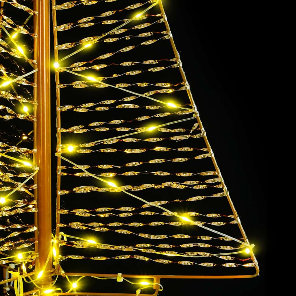 Weihnachtsbaum 100 LEDs Warmes Weiß 120 cm PET