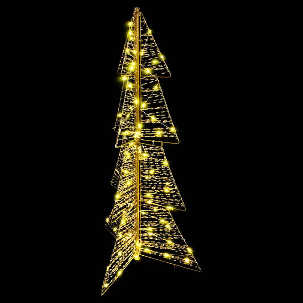 Weihnachtsbaum 100 LEDs Warmes Weiß 120 cm PET