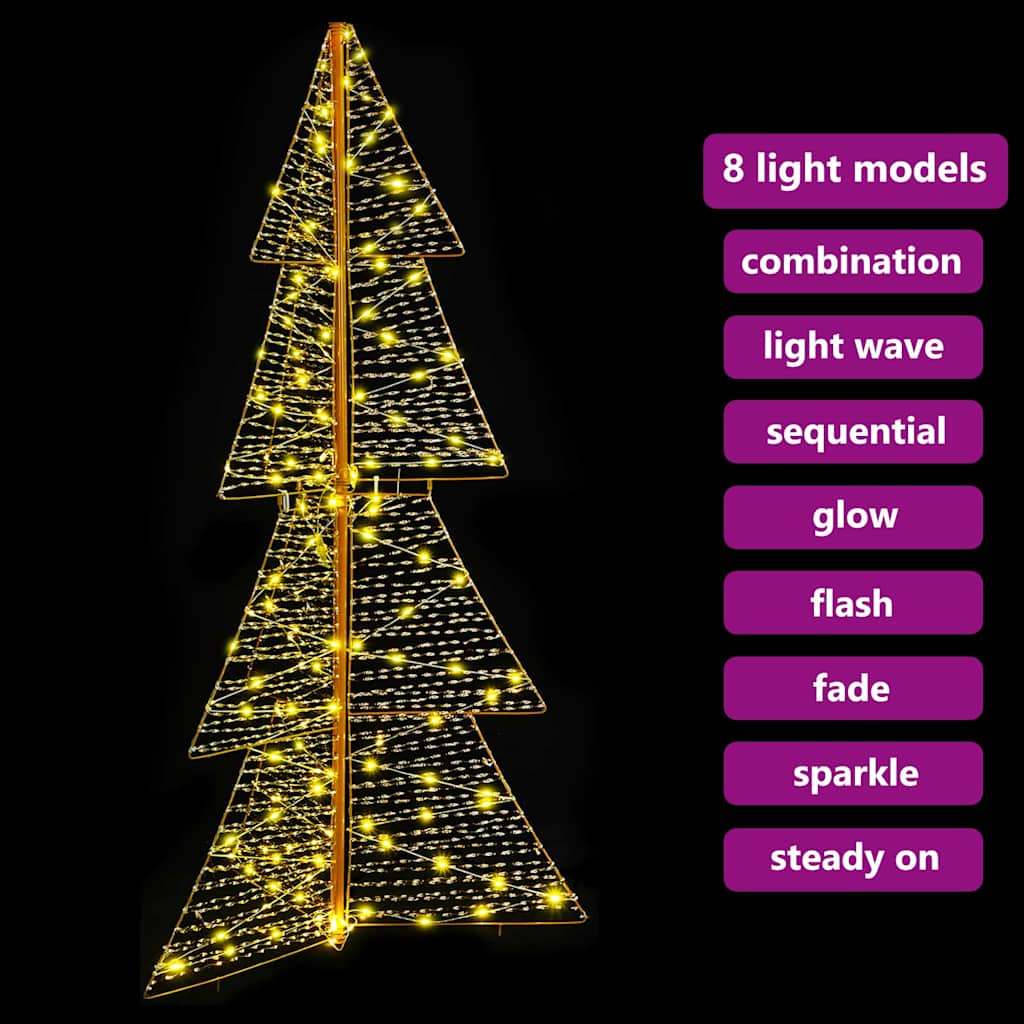 Weihnachtsbaum 160 LEDs Warmes Weiß 150 cm PET