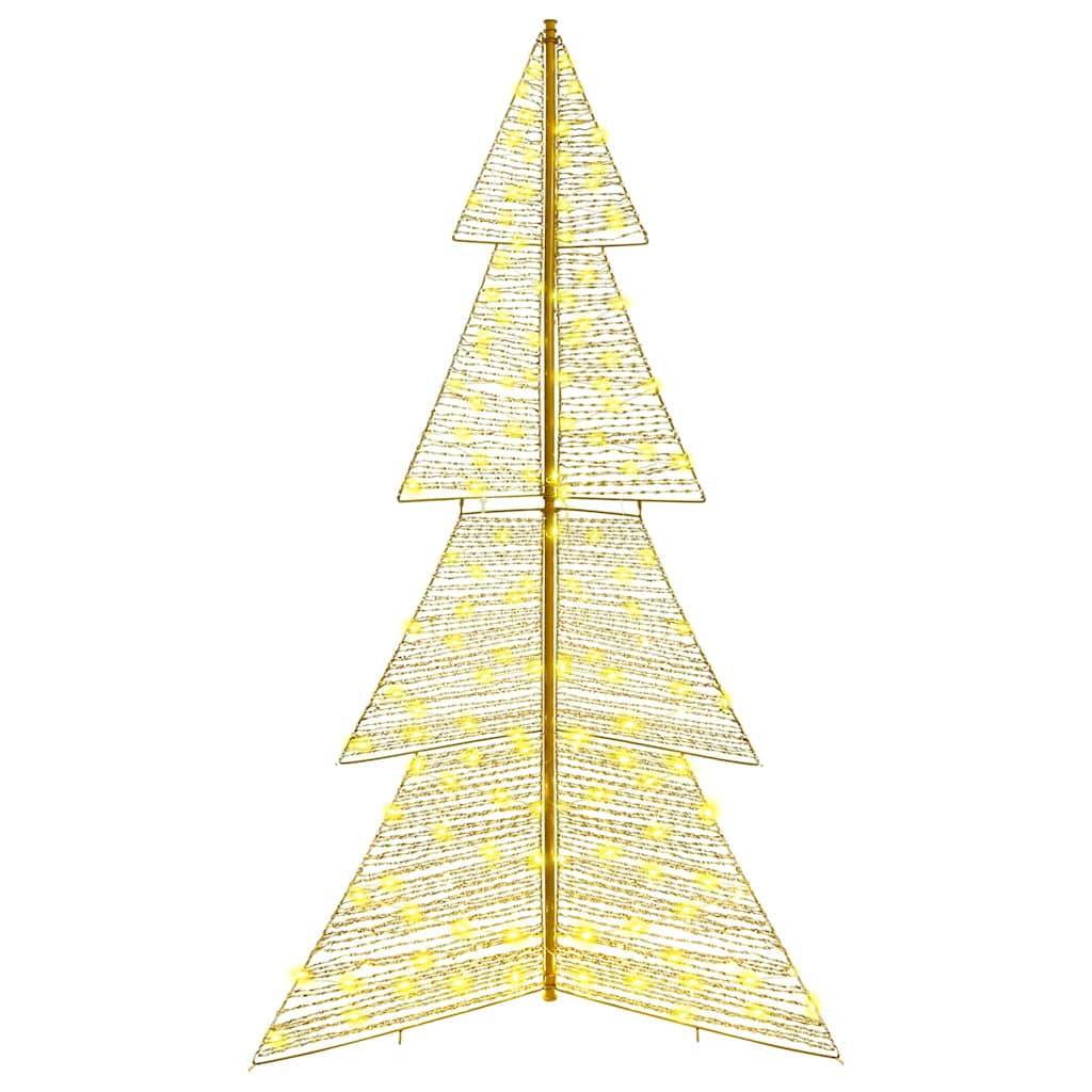 Weihnachtsbaum 240 LEDs Warmes Weiß 180 cm PET