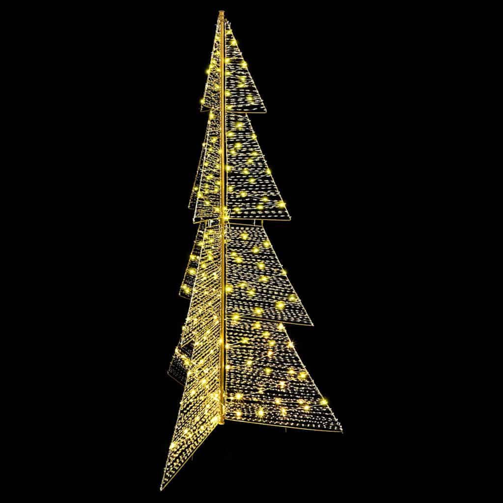 Weihnachtsbaum 240 LEDs Warmes Weiß 180 cm PET