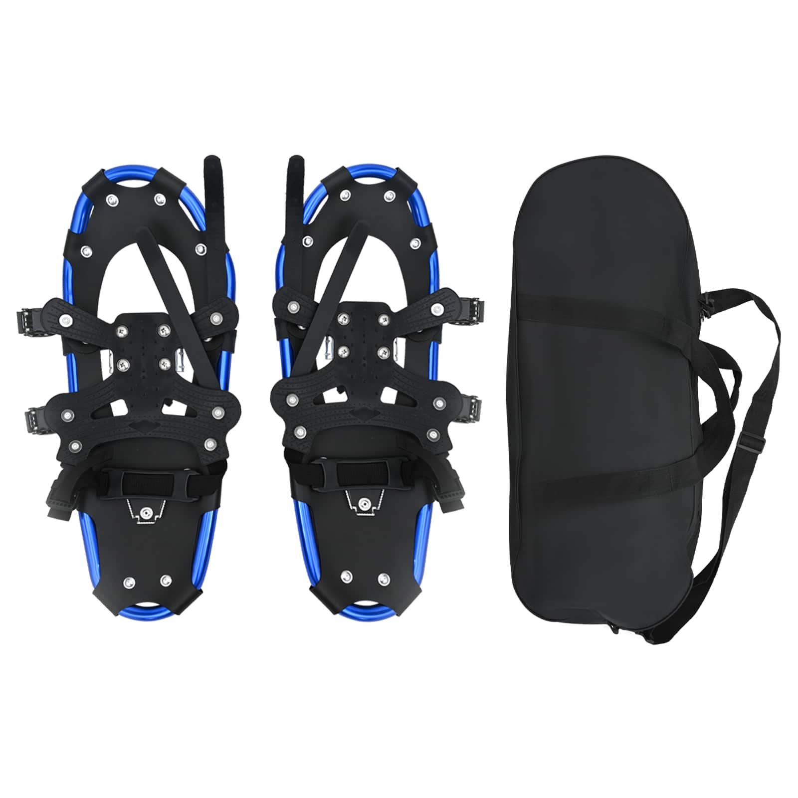 3 in 1 Schneeschuhe Blau und Schwarz 53,5 x 21 cm