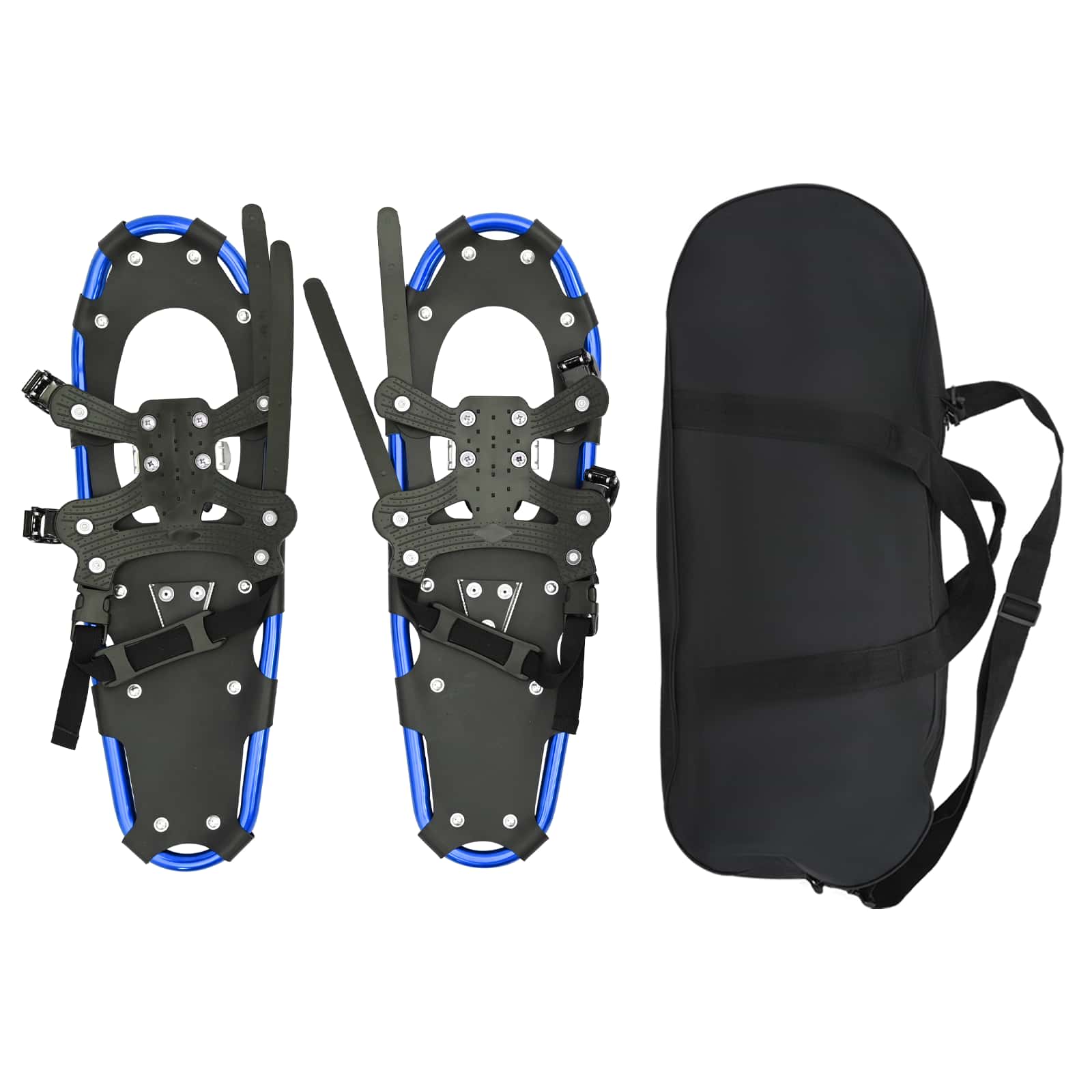 3 in 1 Schneeschuhe Blau und Schwarz 63 x 21 cm