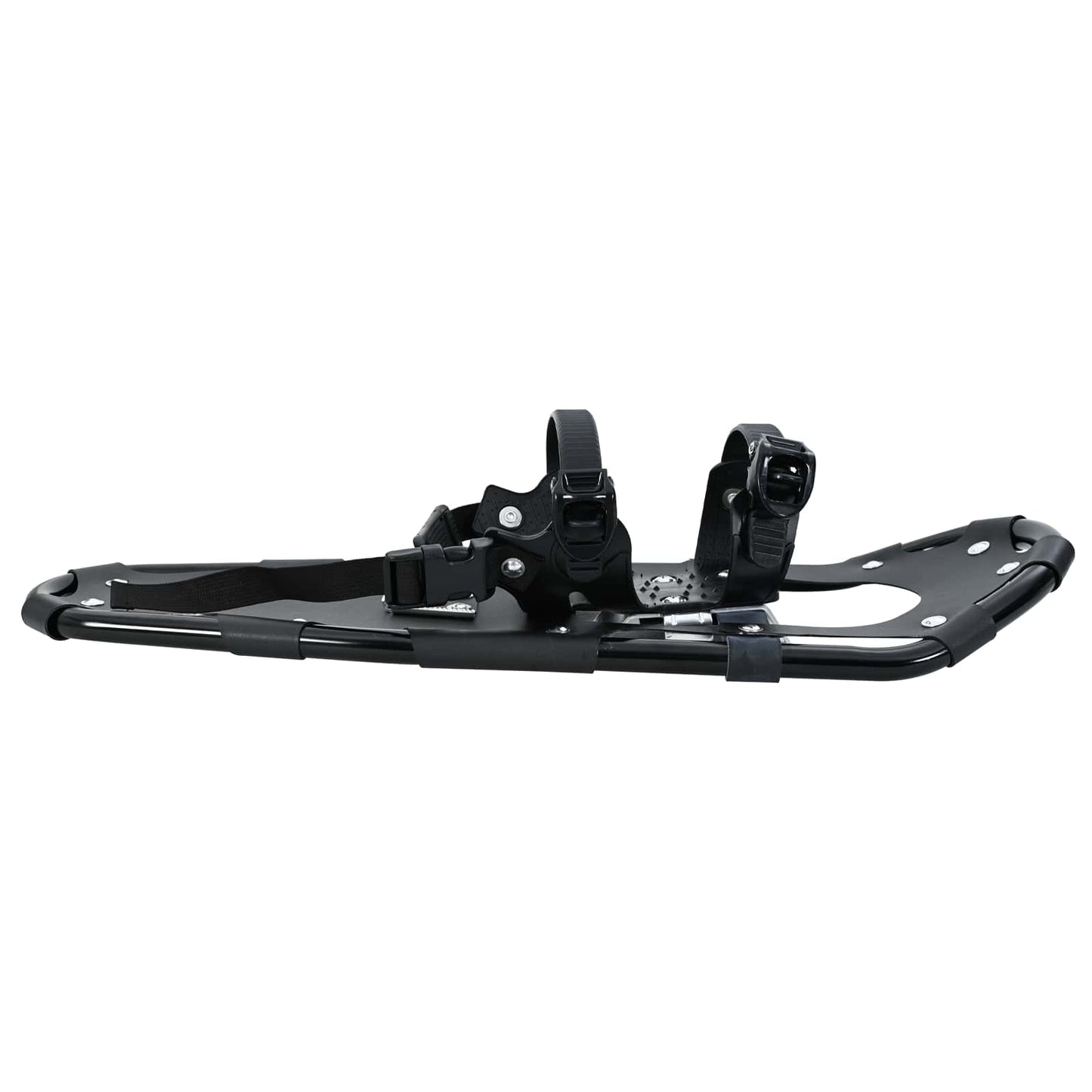 3 in 1 Schneeschuhe mit Wanderstöcken Schwarz 63,5 x 21 cm