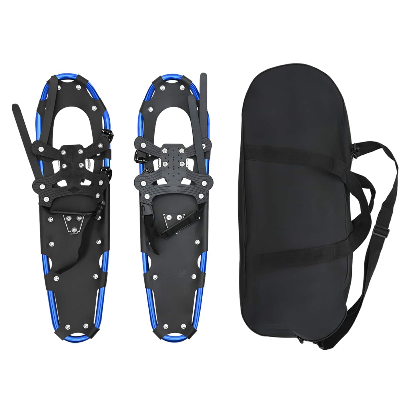 3 in 1 Schneeschuhe Blau und Schwarz 78,5 x 22 cm