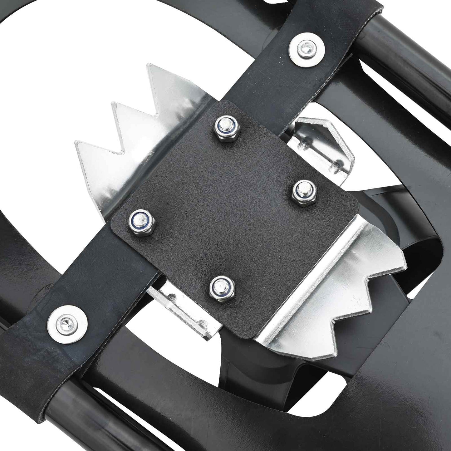 3 in 1 Schneeschuhe Schwarz 78,5 x 22 cm Aluminium und HDPE