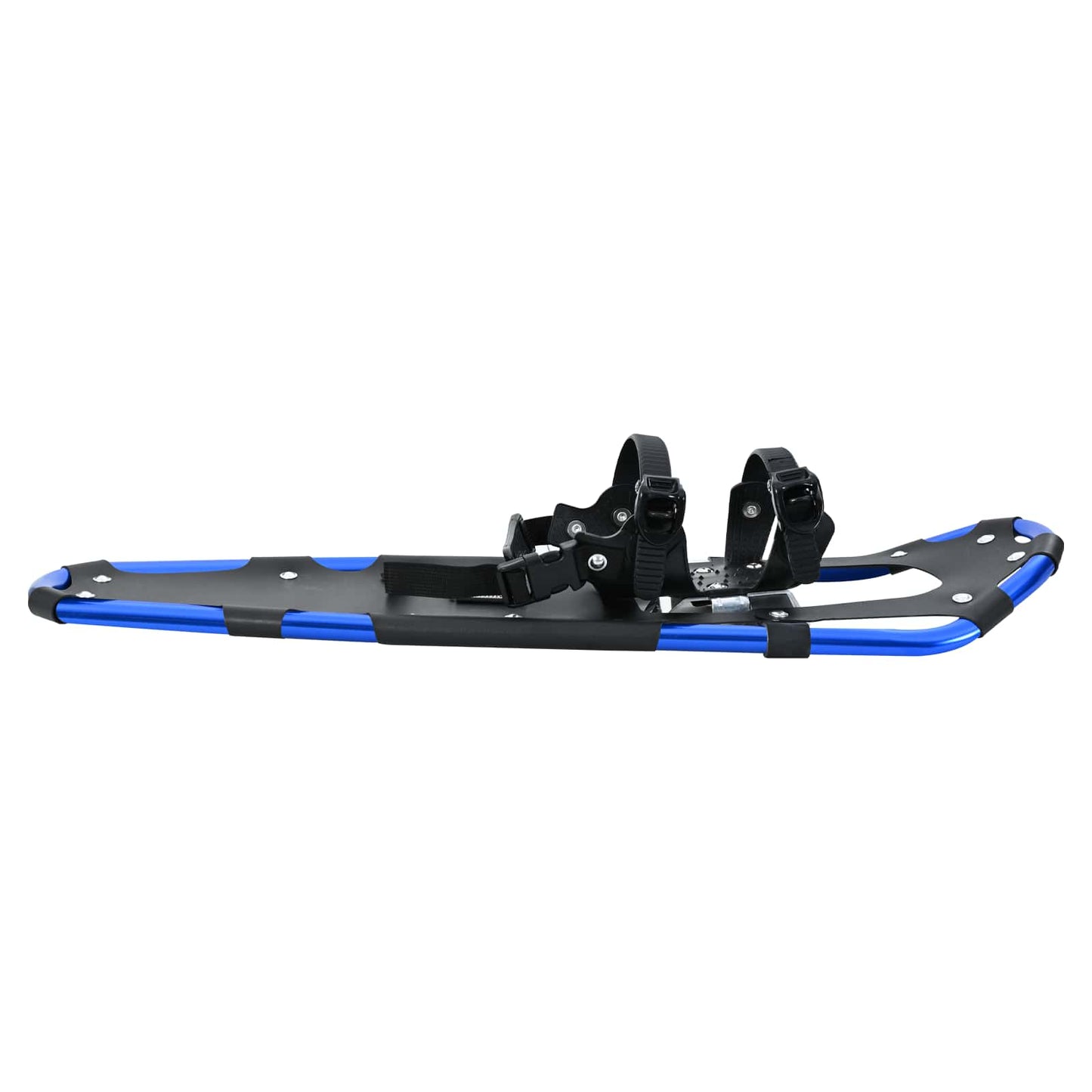 3 in 1 Schneeschuhe mit Wanderstöcken Blau und Schwarz
