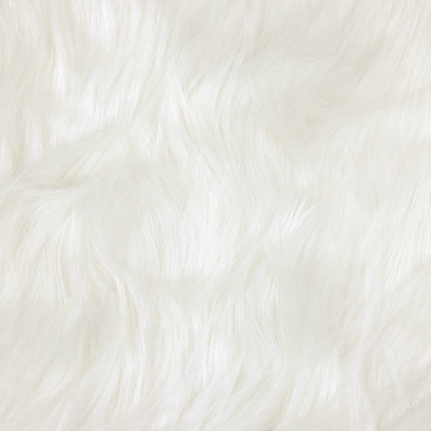 Teppich aus Kunstschaffell TAFALLA Weiß Ø 200 cm Polyester