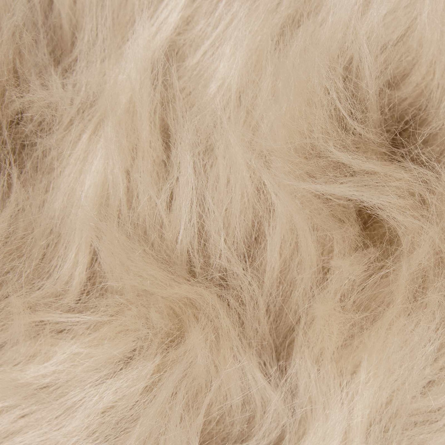Teppich aus Kunstschaffell TAFALLA Beige 60 x 90 cm Polyester
