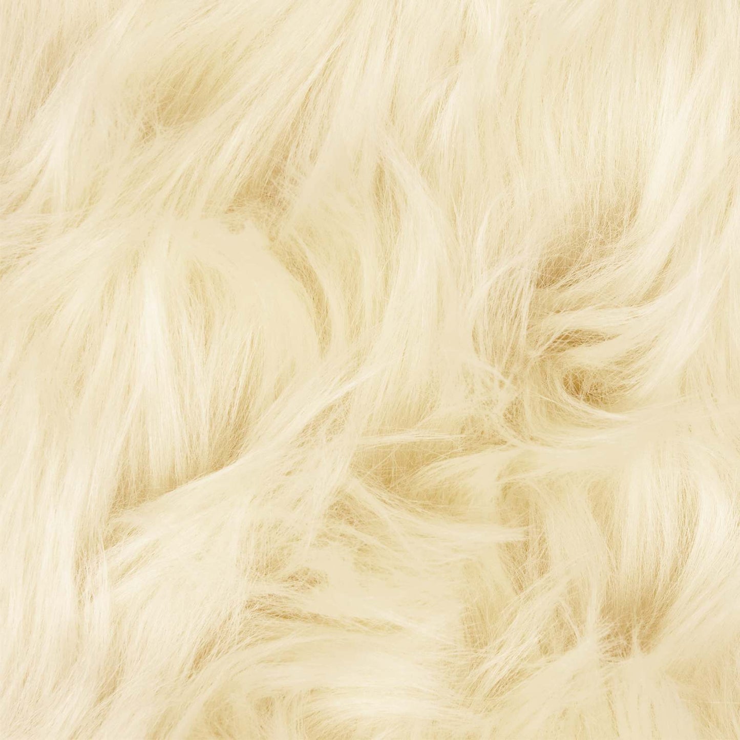 Teppich aus Kunstschaffell TAFALLA Creme 100 x 200 cm Polyester
