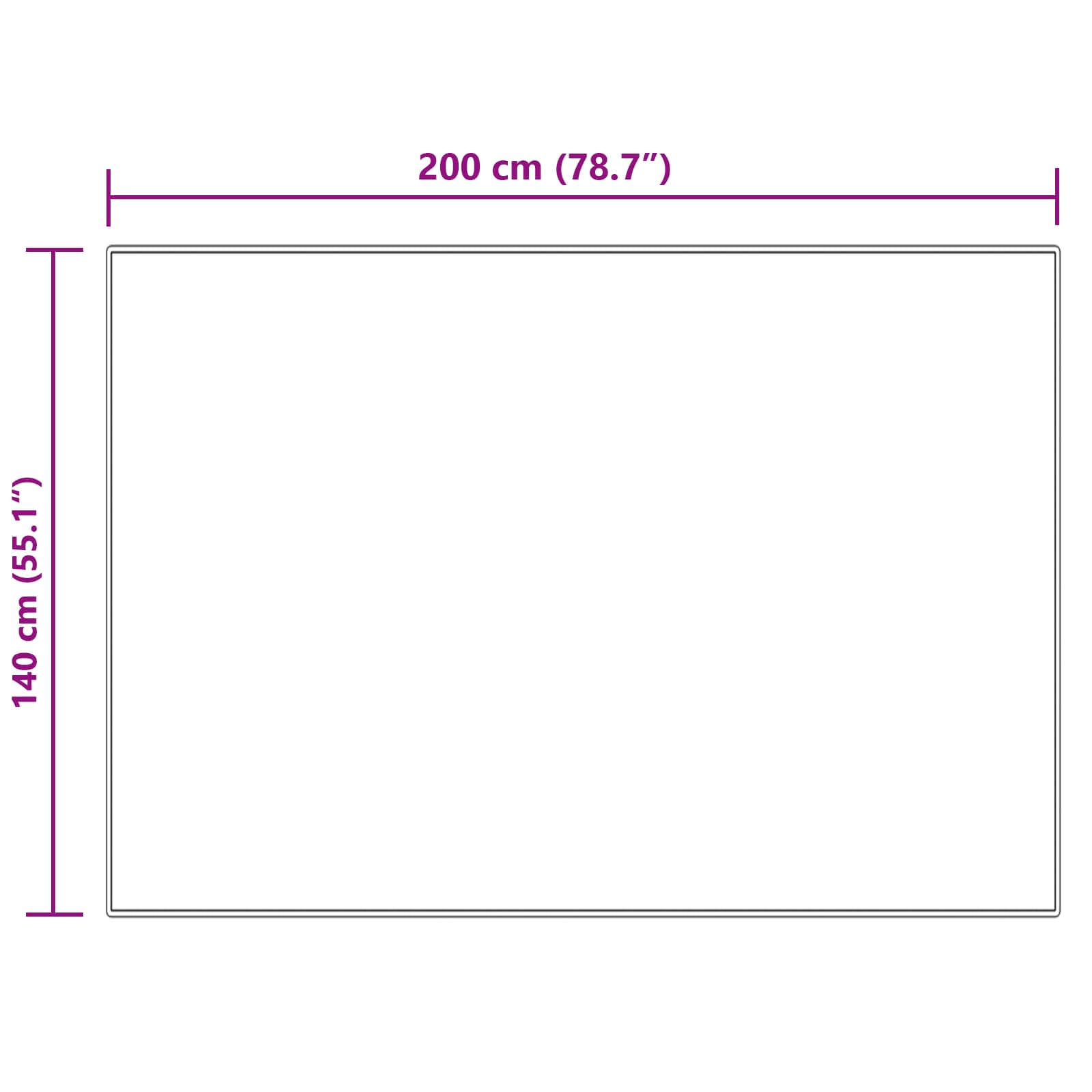 Teppich aus Kunstschaffell TAFALLA Creme 140 x 200 cm Polyester