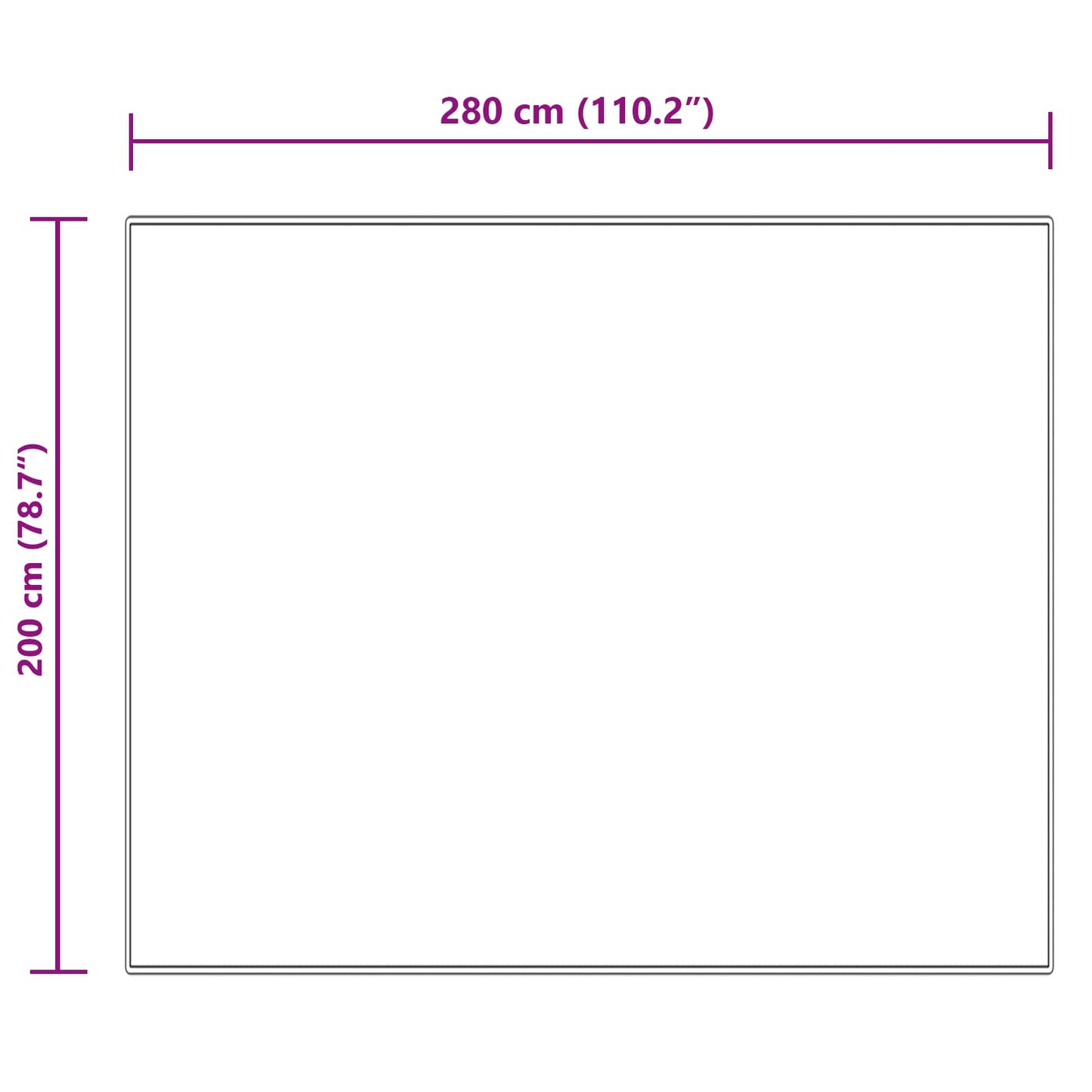 Teppich aus Kunstschaffell TAFALLA Creme 200 x 280 cm Polyester