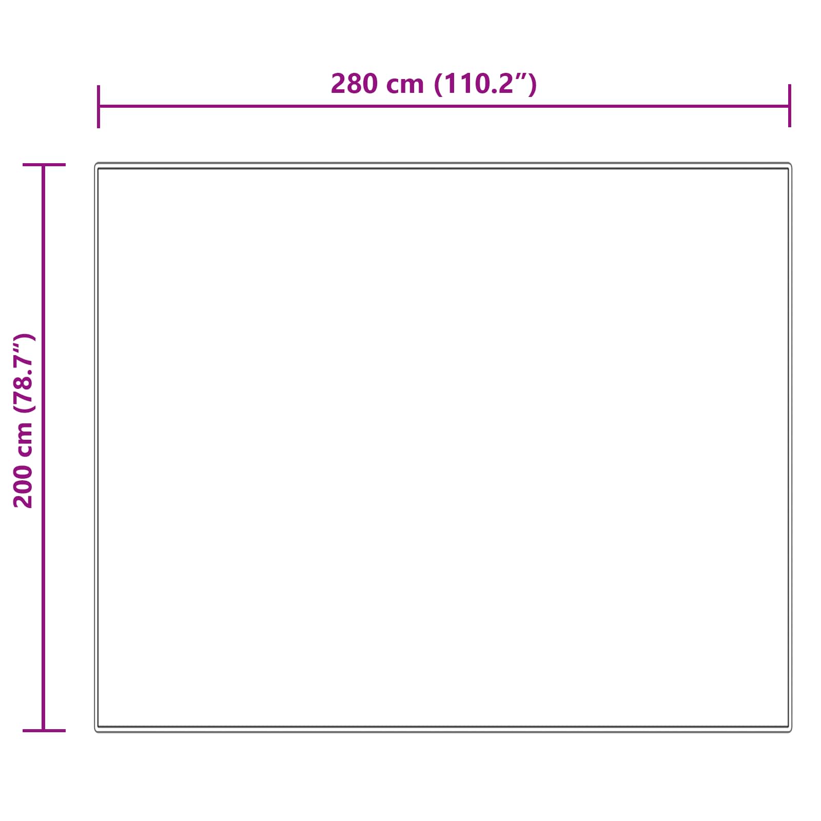 Teppich aus Kunstschaffell TAFALLA Creme 200 x 280 cm Polyester