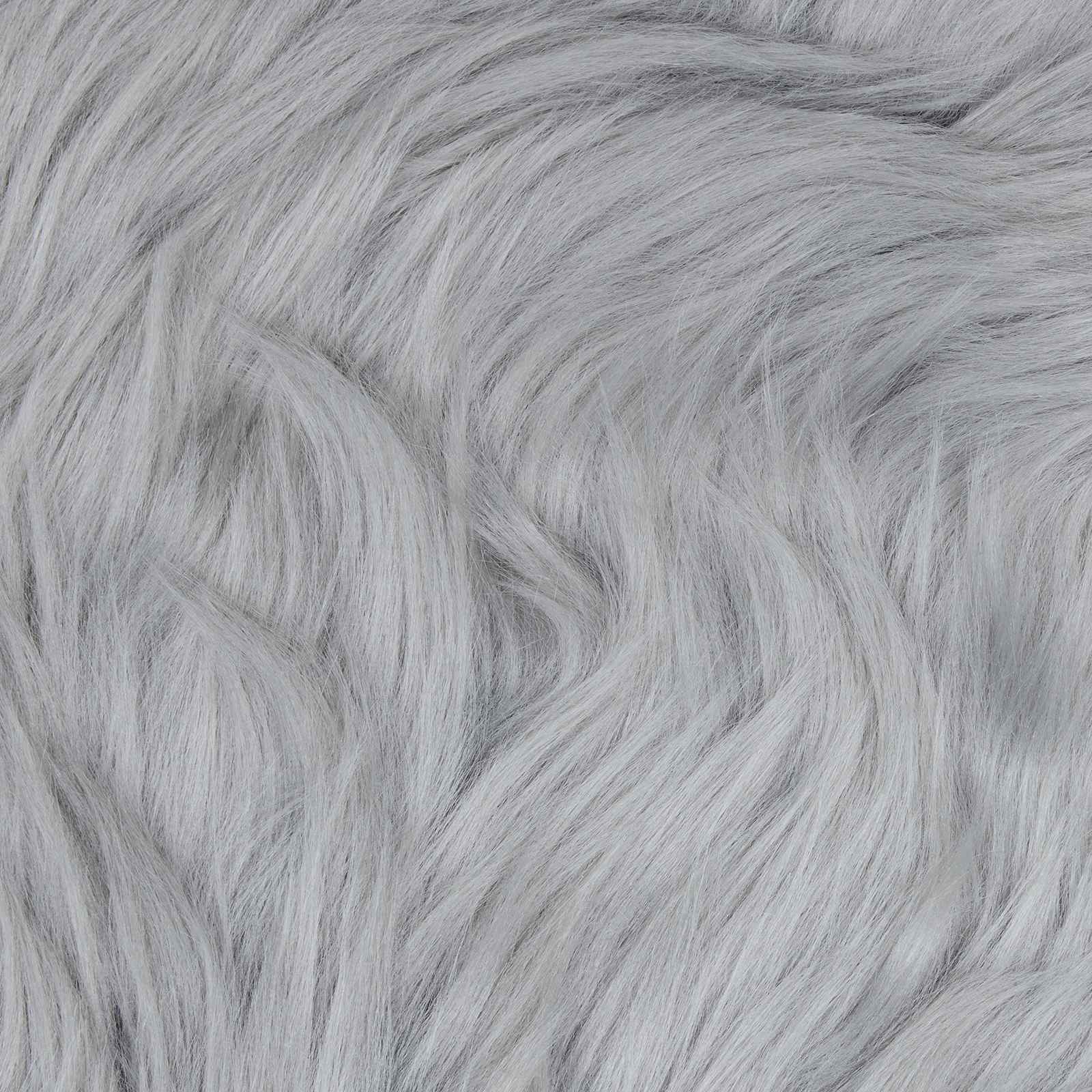 Teppich aus Kunstschaffell TAFALLA Grau Ø 200 cm Polyester