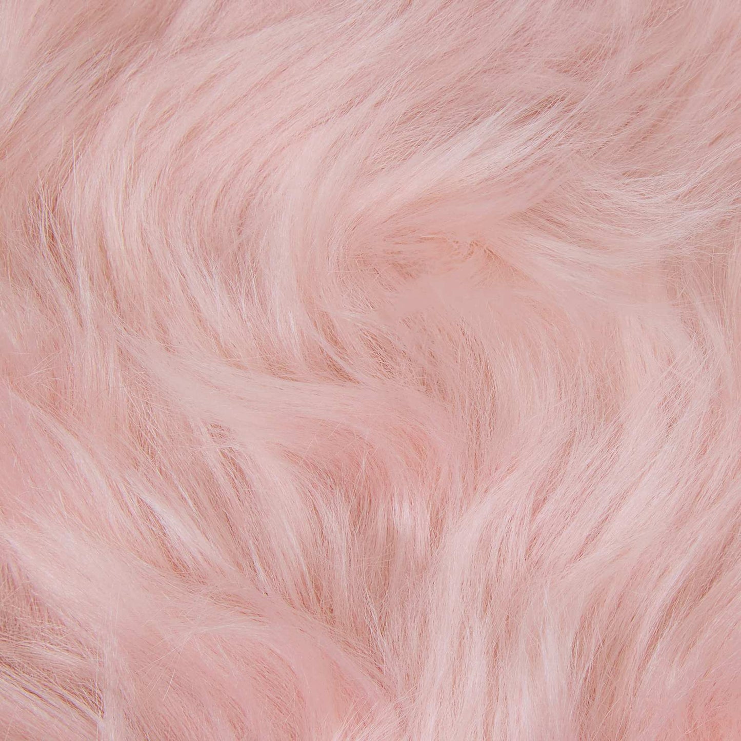 Teppich aus Kunstschaffell TAFALLA Rosa 160 x 230 cm Polyester