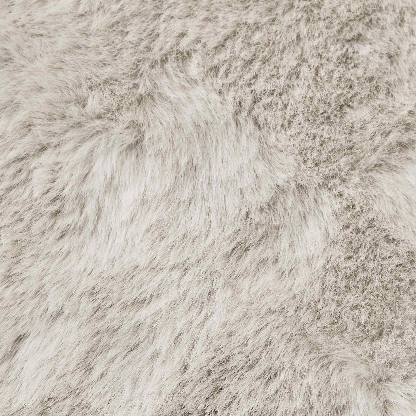 Rutschfester Teppich aus Kunstkaninchenfell OLITE Beige