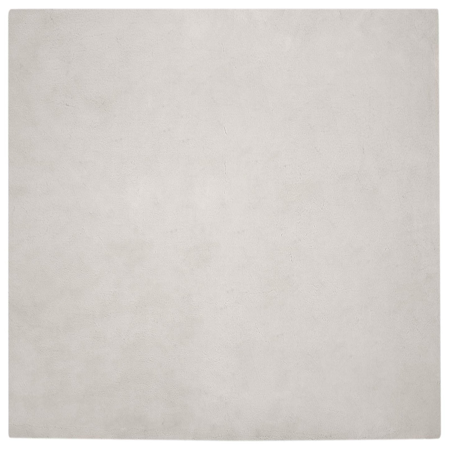 Rutschfester Teppich aus Kunstkaninchenfell OLITE Beige