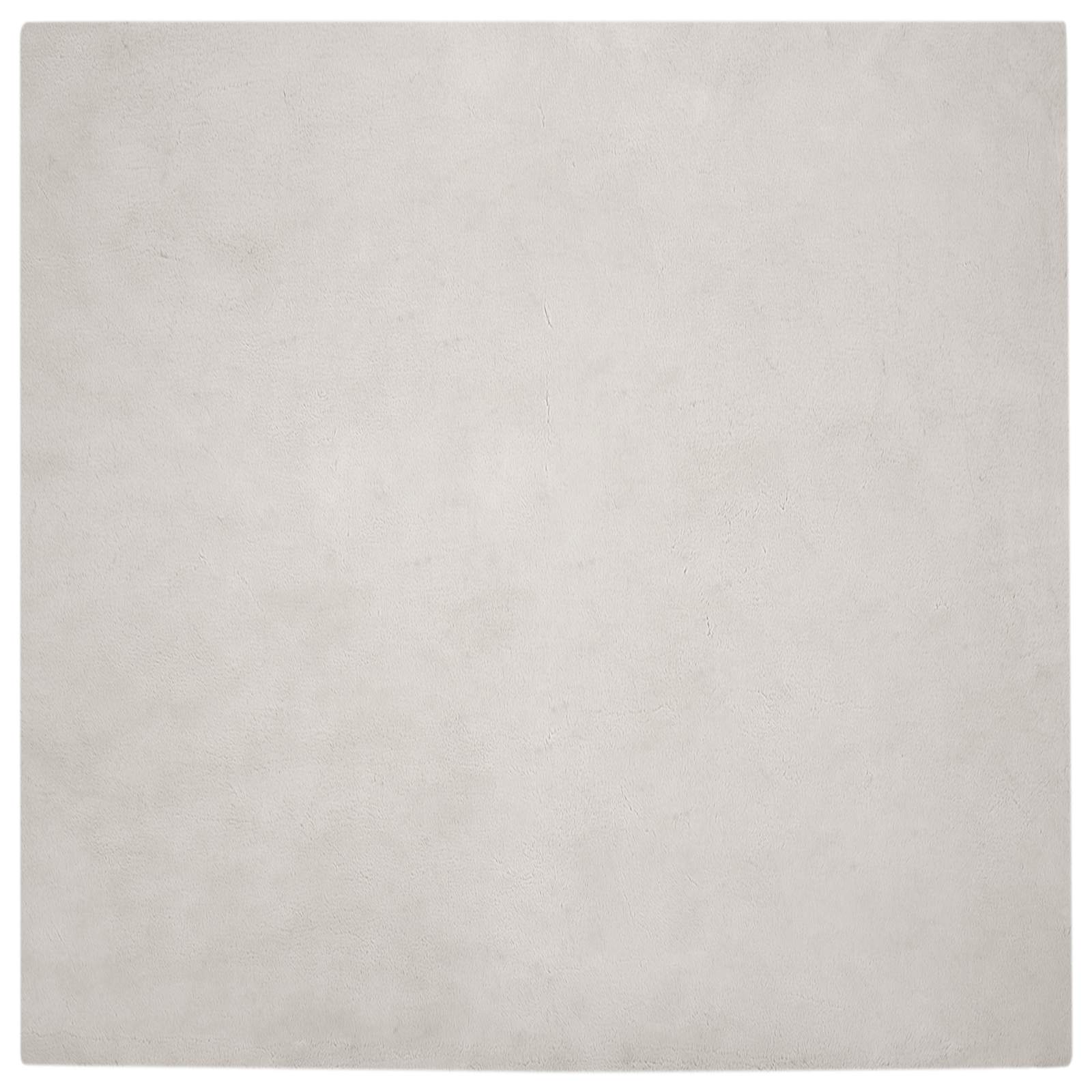 Rutschfester Teppich aus Kunstkaninchenfell OLITE Beige