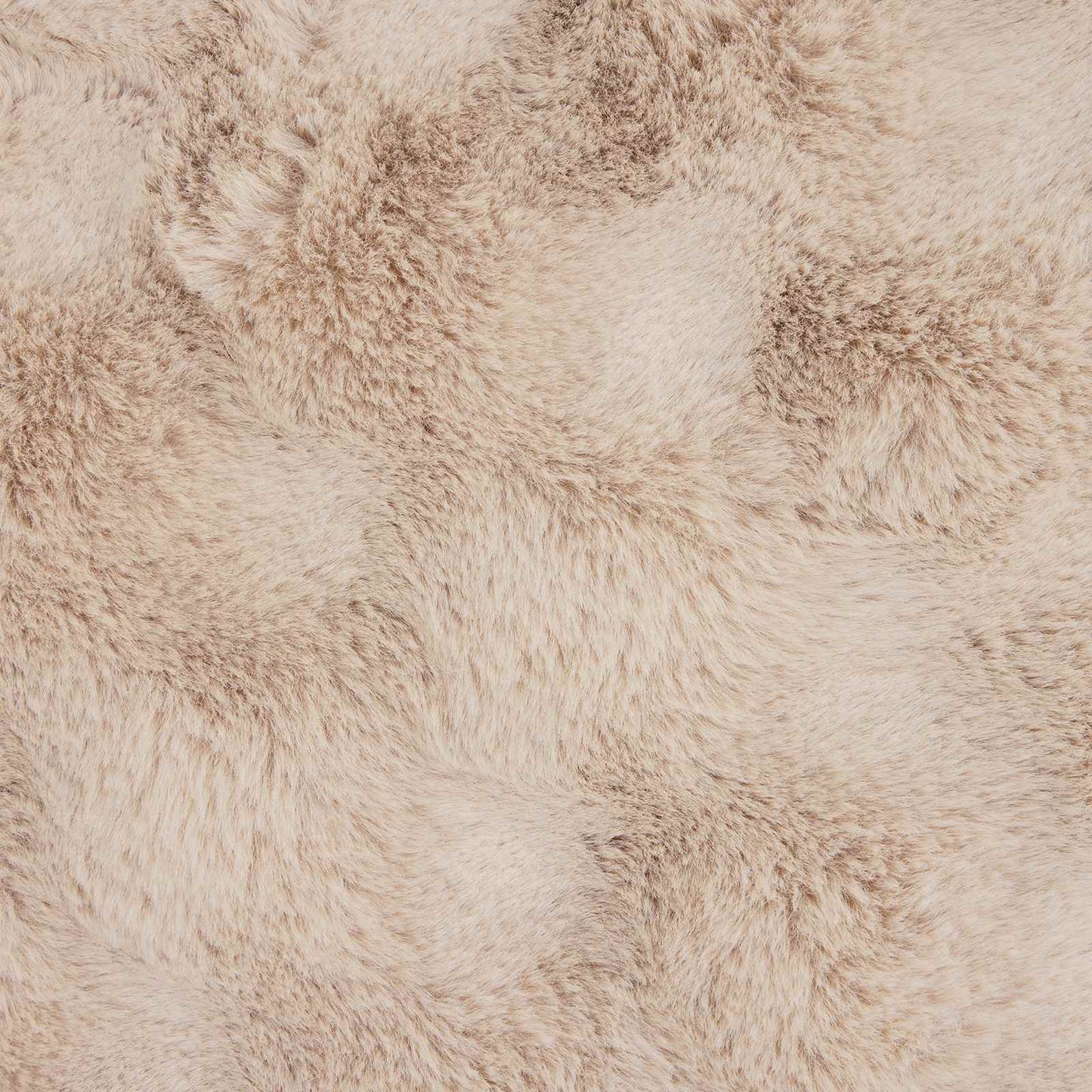 Rutschfeste Decke aus Kunstkaninchenfell Olite Beige Polyester