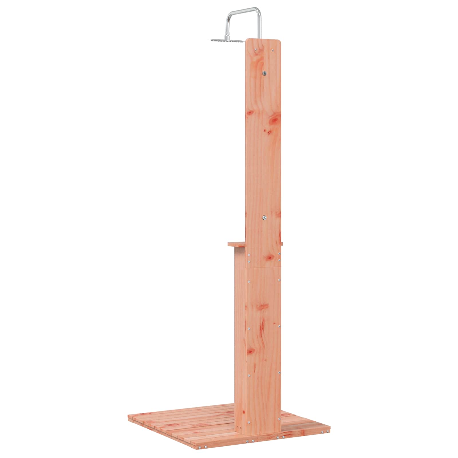Gartendusche 206 cm Massives Douglasholz und Edelstahl Natur