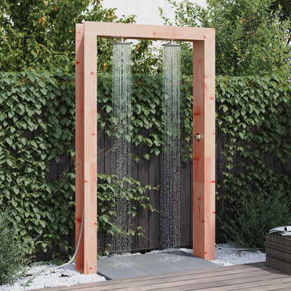Gartendusche 226 cm Massives Douglasholz und Edelstahl Natur