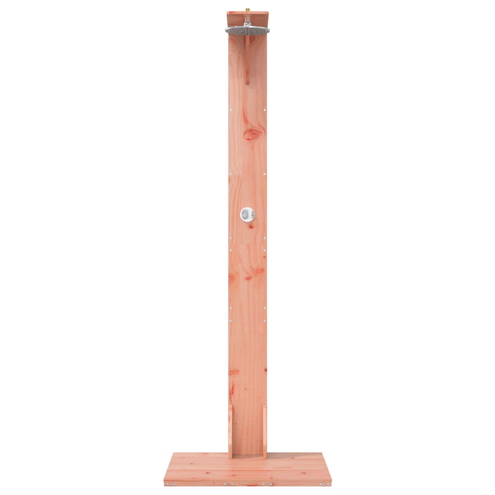 Gartendusche 214,5 cm Massives Douglasholz und Edelstahl Natur