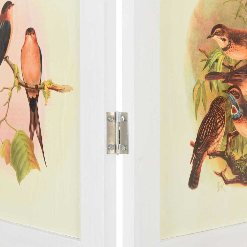 Romdivider-Panel Weiß 106 x 165 cm MDF