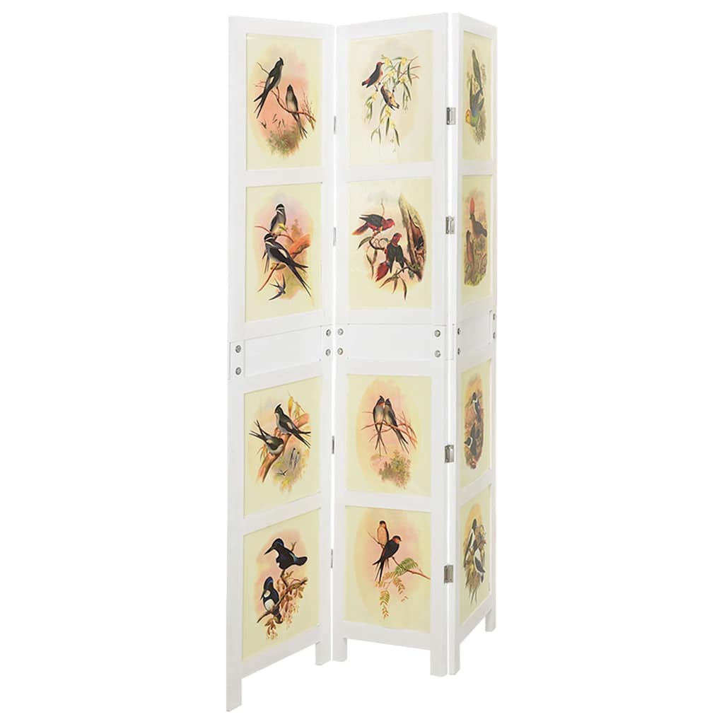 Romdivider-Panel Weiß 106 x 165 cm MDF