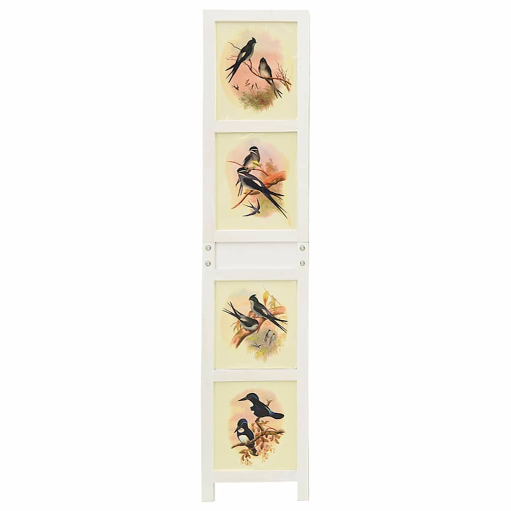 Romdivider-Panel Weiß 106 x 165 cm MDF