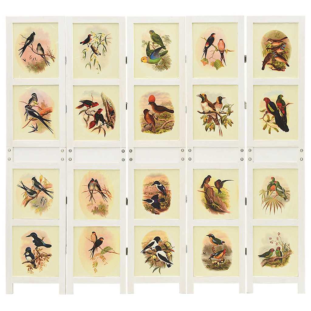 Romdivider-Panel Weiß 176,5 x 165 cm MDF