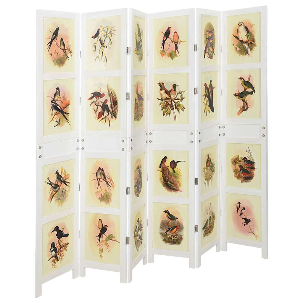 Romdivider-Panel Weiß 212 x 165 cm MDF