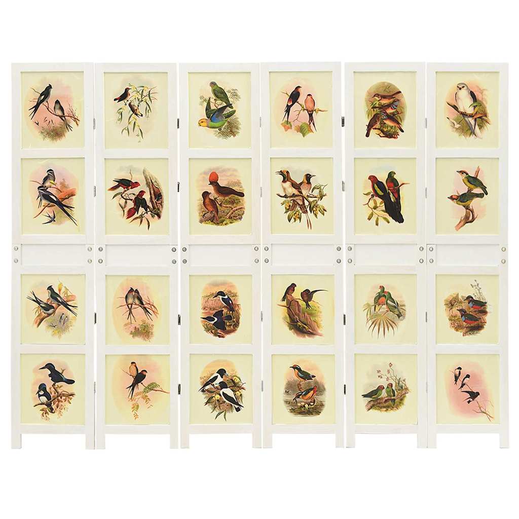 Romdivider-Panel Weiß 212 x 165 cm MDF