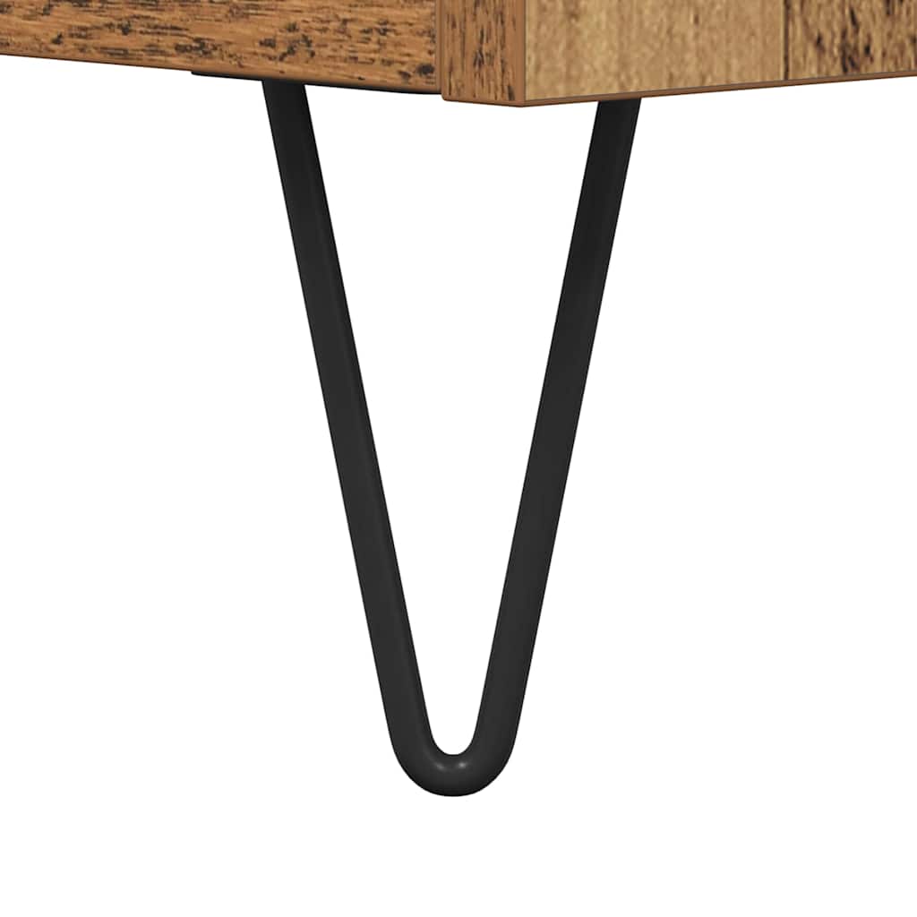 Highboard 2 stk. Altholz 69,5 x 34 x 180 cm Holzwerkstoff